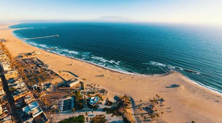 Venice Beach Studio With Large Private Patio Steps To The Beach Los Angeles Eksteriør bilde